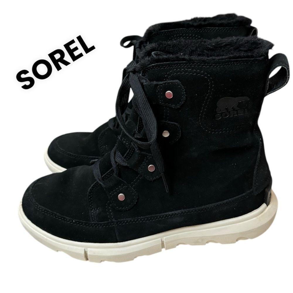 SOREL Women's Explorer Next Joan 100g Waterproof Black Boots 6.5